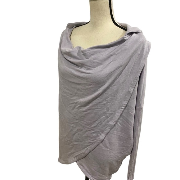 Athleta Oversized Hoodie Sz Small Gray Lavender - Picture 1 of 10
